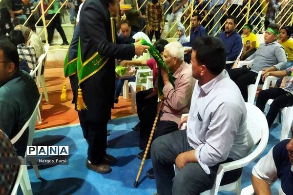 مراسم جشن دهه کرامت در روستای باقرآباد قم