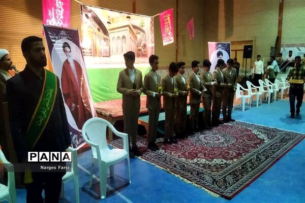 مراسم جشن دهه کرامت در روستای باقرآباد قم
