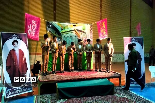 مراسم جشن دهه کرامت در روستای باقرآباد قم