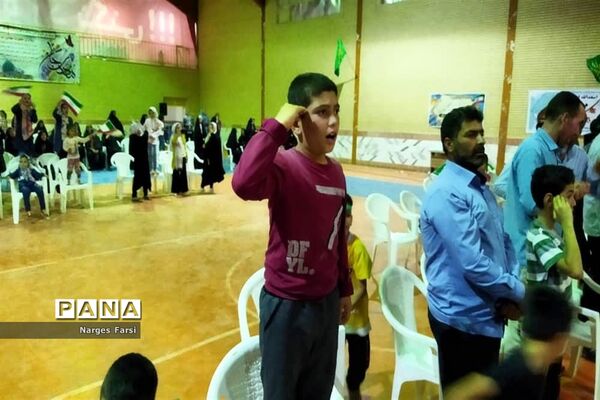 مراسم جشن دهه کرامت در روستای باقرآباد قم