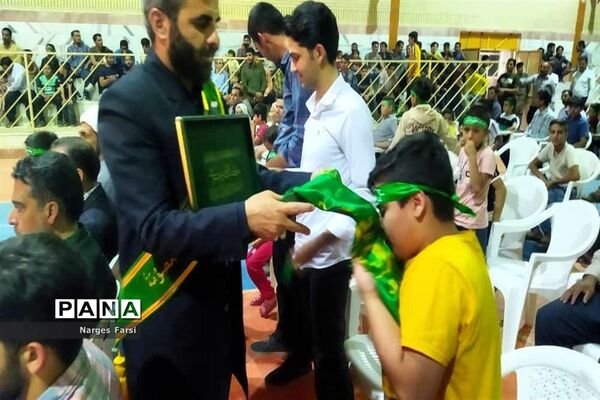 مراسم جشن دهه کرامت در روستای باقرآباد قم