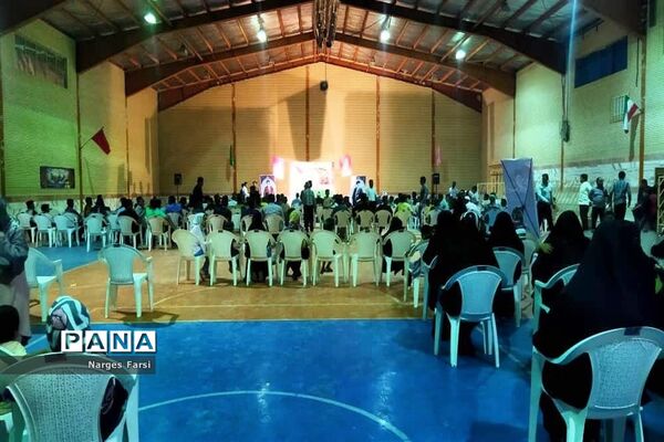 مراسم جشن دهه کرامت در روستای باقرآباد قم