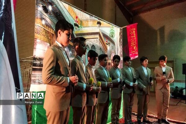 مراسم جشن دهه کرامت در روستای باقرآباد قم