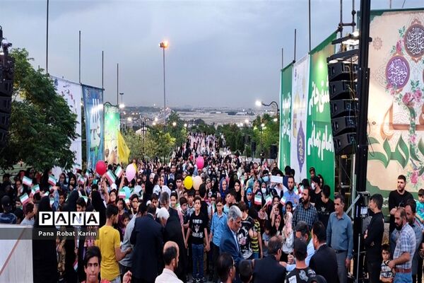 گردهمایی عاشقان ولی عصر در شهرستان رباط‌کریم و پرند