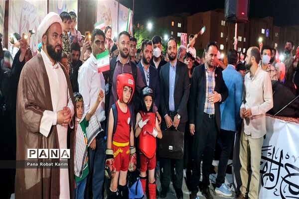 گردهمایی عاشقان ولی عصر در شهرستان رباط‌کریم و پرند