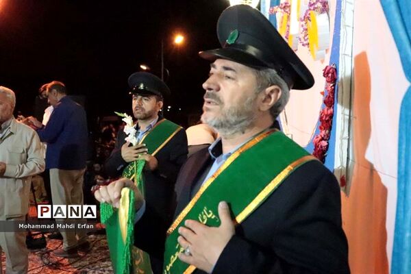 اجتماع باشکوه مردم آباده درجشن میلاد امام رضا علیه السلام
