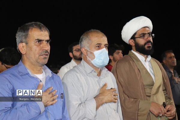جشن میلاد امام رضا (ع) همراه با اجرای سرود سلام فرمانده در امیدیه