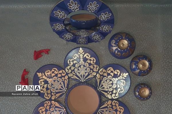 آثار هنری و تولیدی معلم درس هنر در رودهن