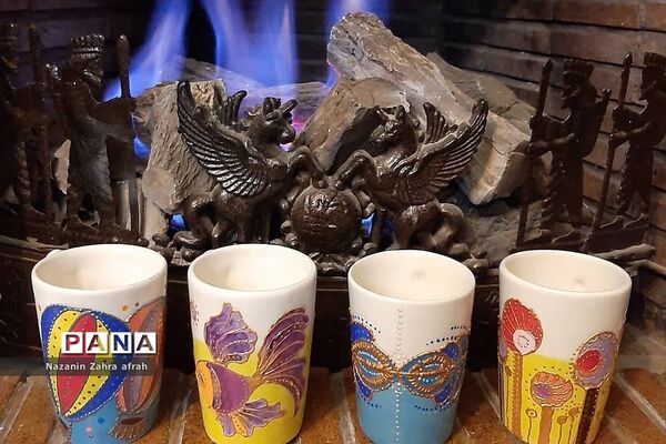 آثار هنری و تولیدی معلم درس هنر در رودهن
