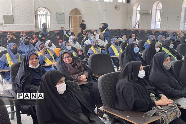 همایش پیشتازان ناحیه یک اهواز با شعار من امام رضائی‌ام در روز میلاد امام رضا (ع)