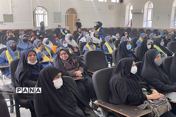 همایش پیشتازان ناحیه یک اهواز با شعار من امام رضائی‌ام در روز میلاد امام رضا (ع)