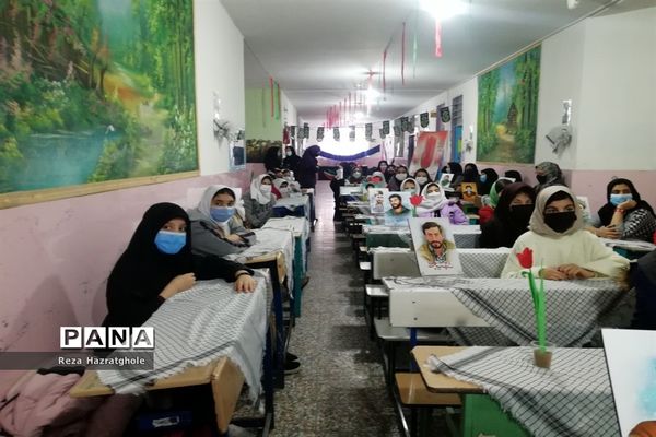 گرامیداشت یاد و خاطره سردار سلیمانی در مدارس روستایی و شهری ملارد