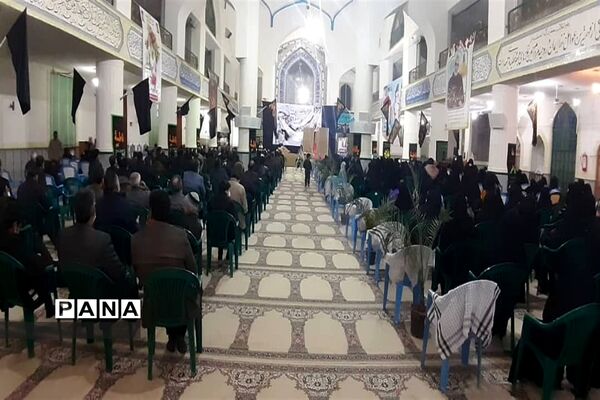 عزای فاطمیه و گرامیداشت شهادت سردار دلها درابرکوه