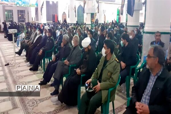 عزای فاطمیه و گرامیداشت شهادت سردار دلها درابرکوه
