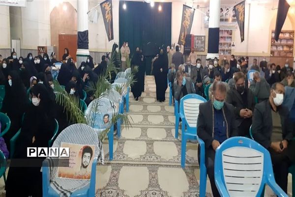 عزای فاطمیه و گرامیداشت شهادت سردار دلها درابرکوه