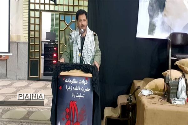 عزای فاطمیه و گرامیداشت شهادت سردار دلها درابرکوه
