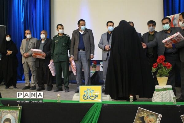 وداع با شهید تازه تفحص شده همزمان با دومین سالگرد شهادت سردار حاج قاسم سلیمانی در شیراز