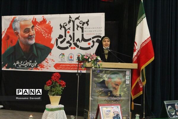 وداع با شهید تازه تفحص شده همزمان با دومین سالگرد شهادت سردار حاج قاسم سلیمانی در شیراز