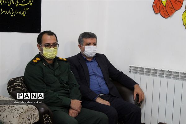 مراسم فاطمیه و یادواره شهدای دانش‌آموز در دبستان بی بی شهربانو گلوگاه