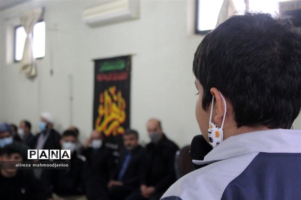 مراسم هیأت دانش‌آموزی در شهرستان گلوگاه