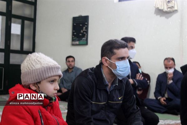 مراسم هیأت دانش‌آموزی در شهرستان گلوگاه