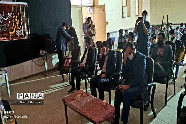 آیین سوگواری ایام فاطمیه در دبستان معلم حمیدیه