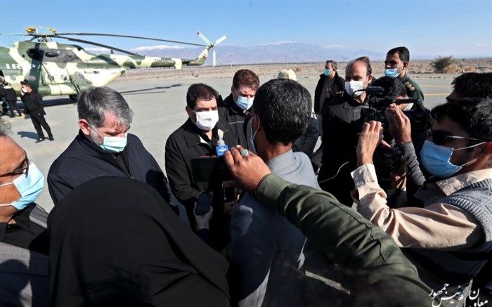 بازدید هوایی و حضور میدانی مخبر در مناطق آسیب‌دیده از سیل