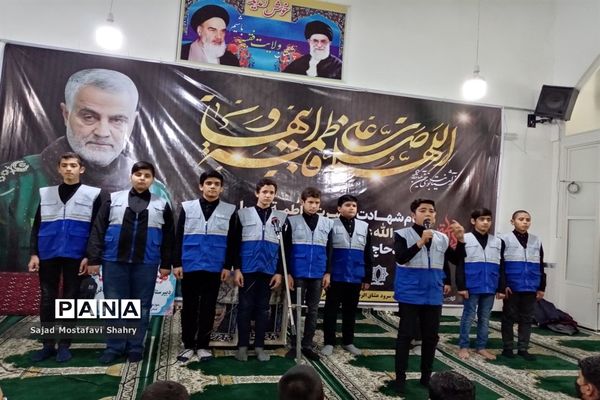 مراسم عزاداری شهادت حضرت فاطمه زهرا (س) و دومین سالگرد سردار سلیمانی