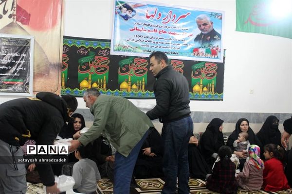 مراسم عزاداری شب شهادت حضرت زهرا در روستای تیله نو