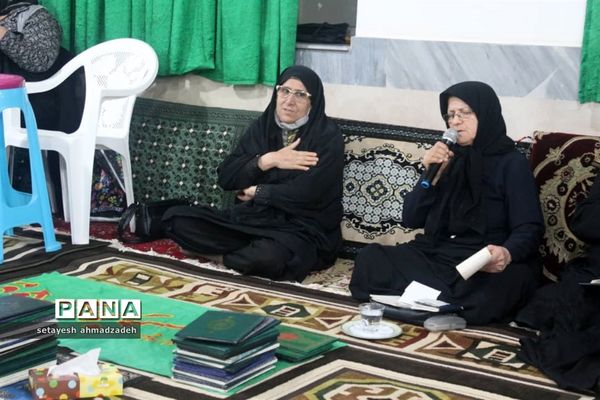 مراسم عزاداری شب شهادت حضرت زهرا در روستای تیله نو