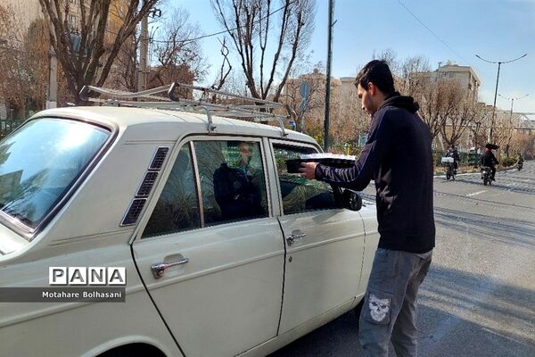 برپایی موکب هیات عشاق الزینب (س) به مناسبت شهادت حضرت زهرا در منطقه ۱۴