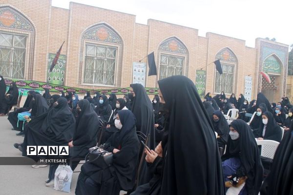 استقبال از شهید گمنام در مدرسه شهیده قضایی قم