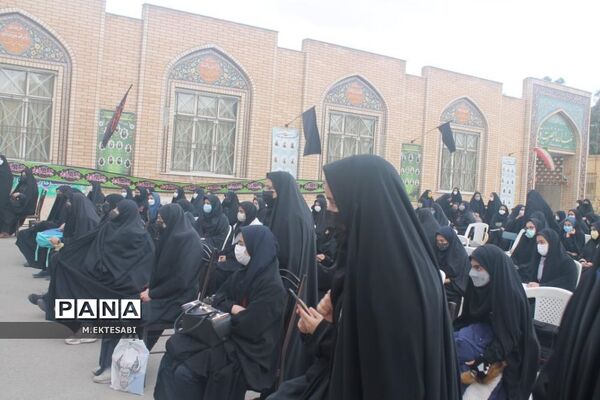 استقبال از شهید گمنام در مدرسه شهیده قضایی قم