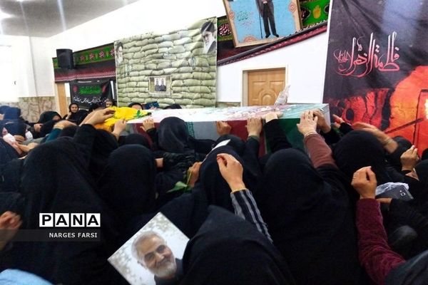 حضور شهید گمنام در شهر جعفریه و روستای باقرآباد قم