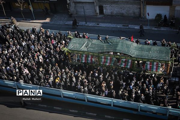 تشییع پیکرهای ۱۵۰ شهید دوران دفاع مقدس