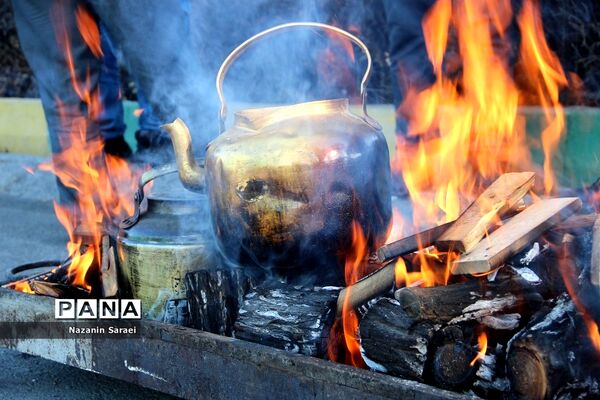 مراسم تشییع پیکر مطهر چهار شهید گمنام در اسلامشهر