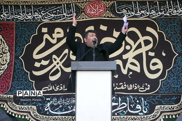 تجمع عزاداران فاطمی در میدان هفت‌تیر