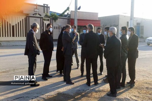 بازدید فرماندار بوشهر از روستای هلیله