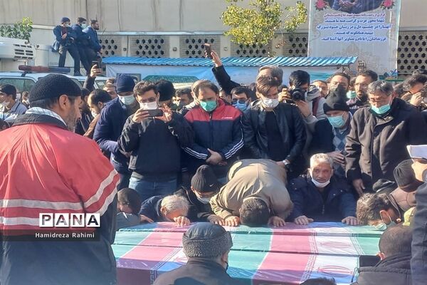 تشیع پیکرهای مطهر ۱۵۰ شهید گمنام دفاع مقدس