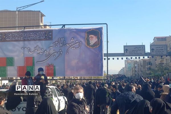 تشیع پیکرهای مطهر ۱۵۰ شهید گمنام دفاع مقدس