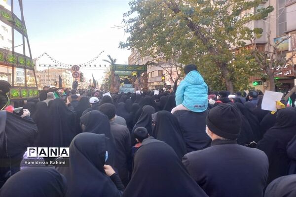 تشیع پیکرهای مطهر ۱۵۰ شهید گمنام دفاع مقدس