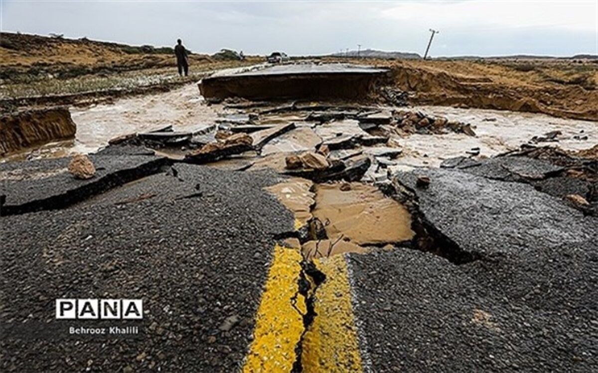 خسارت 800 میلیارد تومانی سیل به راه‌های جنوب سیستان و بلوچستان