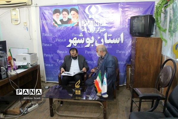 بازدید مشاور جوان استاندار از خبرگزاری پانا استان  بوشهر