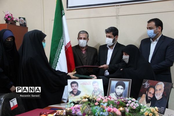 تجلیل از خانواده شهدای مدافع حرم در اسلامشهر