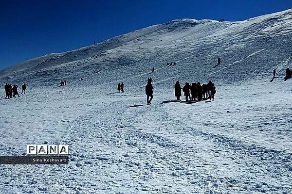طبیعت برفی سپیدان استان فارس