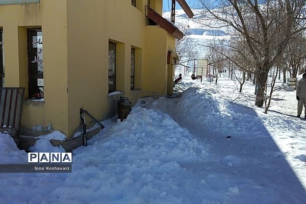 طبیعت برفی سپیدان استان فارس