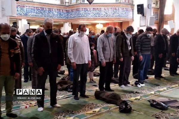 نماز باشکوه جمعه در مسجد الغدیر شهرستان پردیس