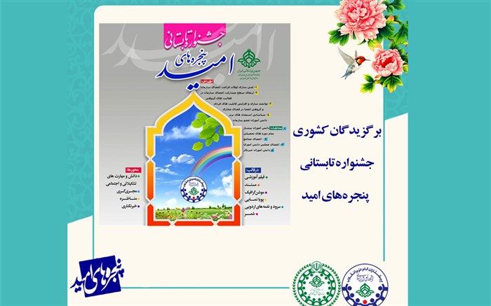 کسب  رتبه دوم کشوری توسط سازمان دانش‌آموزی آذربایجان شرقی در جشنواره تابستانی پنجره‌های امید