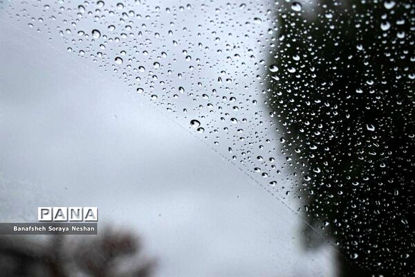 شیراز در یک روز بارانی