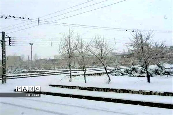 بارش برف در فریدونشهر اصفهان